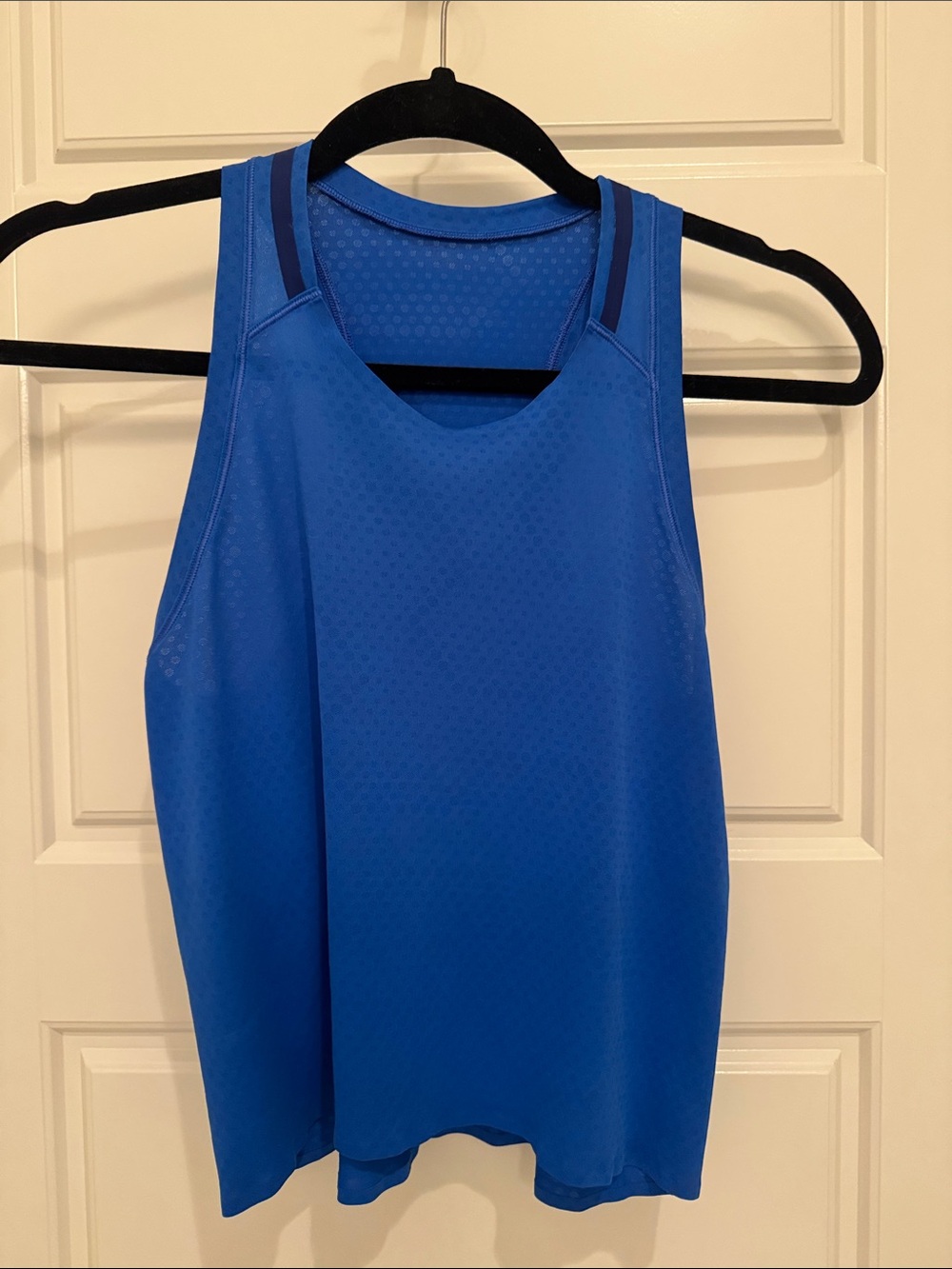 lululemon athletica blazer blue fast and free performance tank